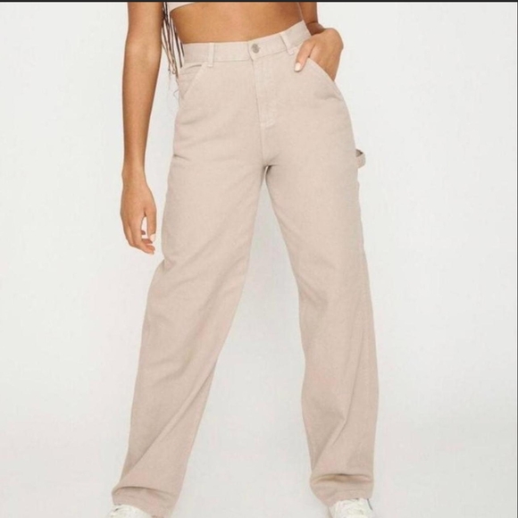 Garage Tan Loose Fit Jeans - Picture 1 of 8